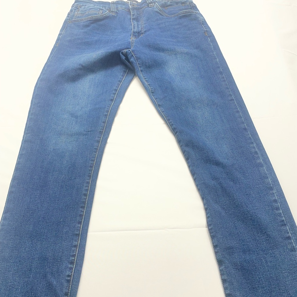 Kenneth Cole New York Men’s Jeans 32x29 Straight Fit Medium Wash Blue Denim